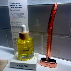 Leaf Shave Dermaplanner Starter Kit - blades and oil included